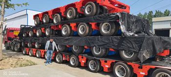 Trailer hạng nặng với lốp 16 inch Heavy Trailer with 16 Inch Tires