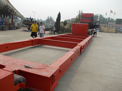 Sơ mi rơ moóc vận chuyển tháp gió Wind Tower Transport Semi Trailer