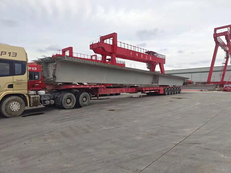 xe kéo dầm Girder trailer
