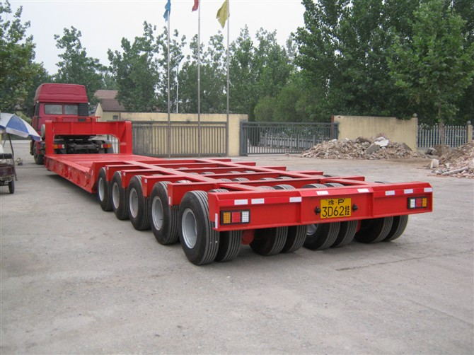 Rơ moóc cầu vận chuyển dầm cầu Girder Transporter Bridge Beam Trailer
