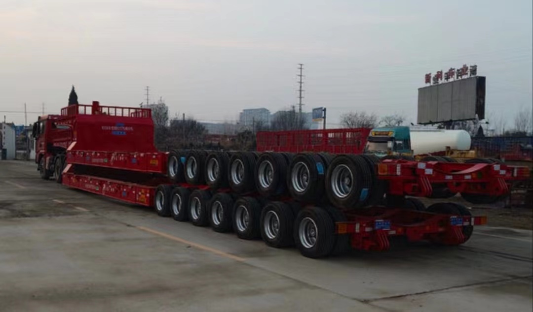 trailer thấp bé lowboy trailer