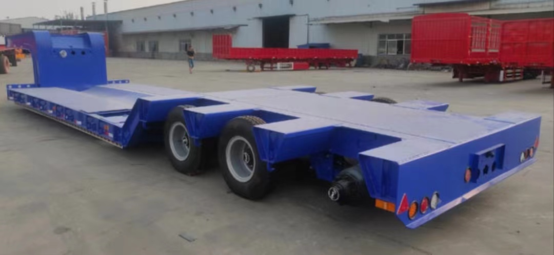 trailer thấp bé lowboy trailer