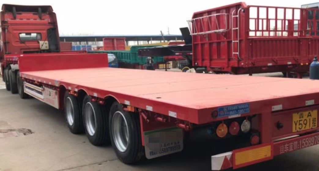 trailer thấp bé lowboy trailer