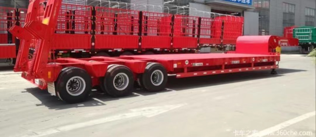 trailer thấp bé lowboy trailer