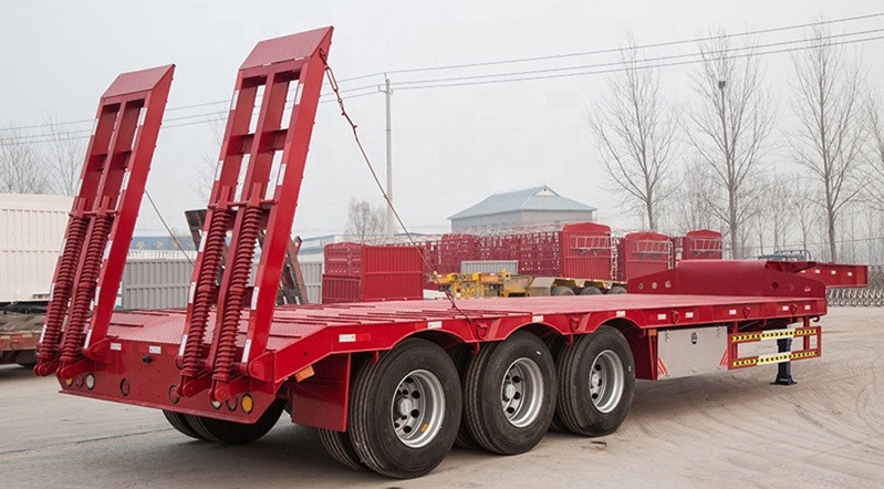 trailer thấp bé lowboy trailer