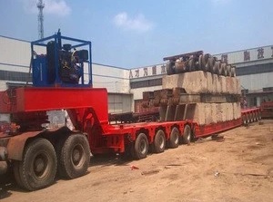 xe moóc nhiều trục multi axle trailer