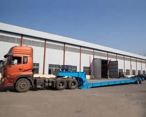 trailer thấp bé lowboy trailer
